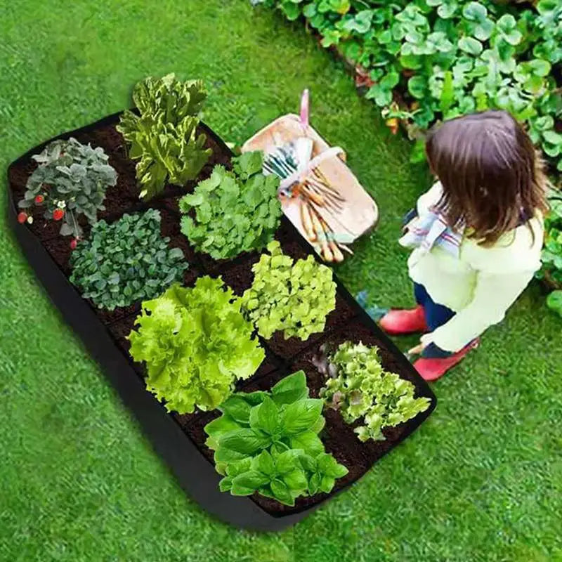 Sacs de culture en feutre – potager