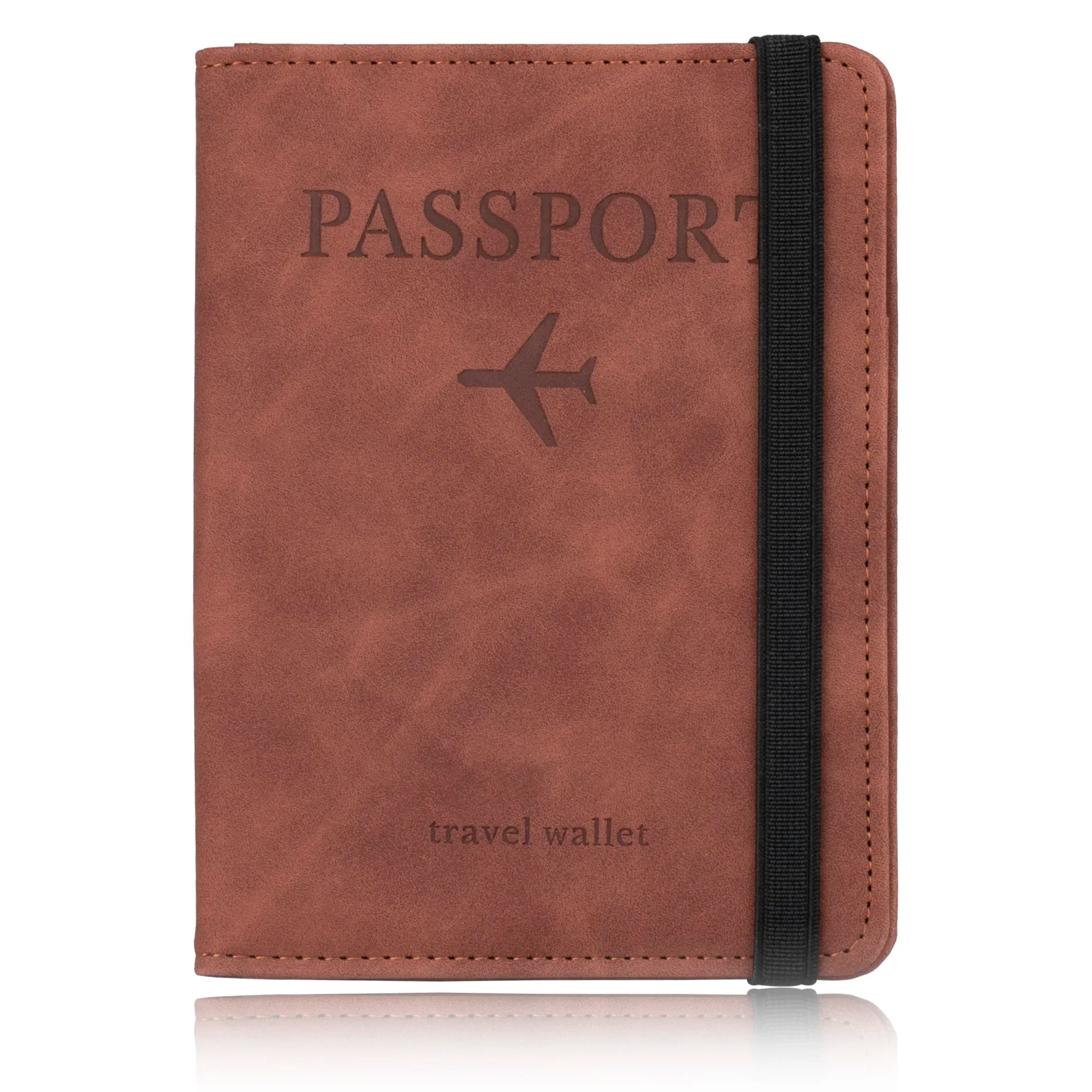 Pochette passeport anti-RFID – tour de cou
