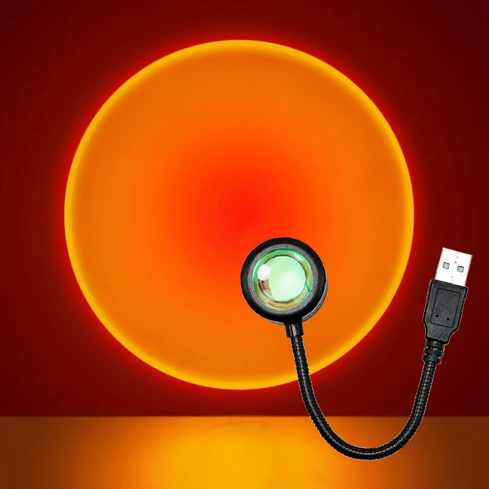 Lampe coucher de soleil – veilleuse d'ambiance USB