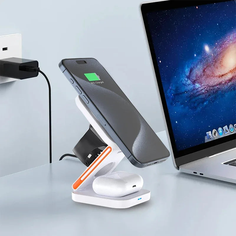 Station de charge sans fil 3-en-1