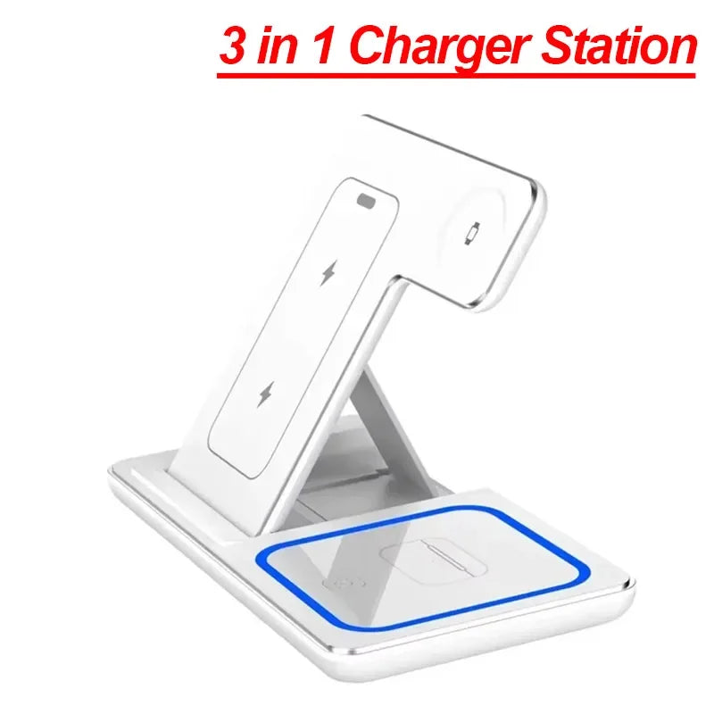 Station de charge sans fil 3-en-1