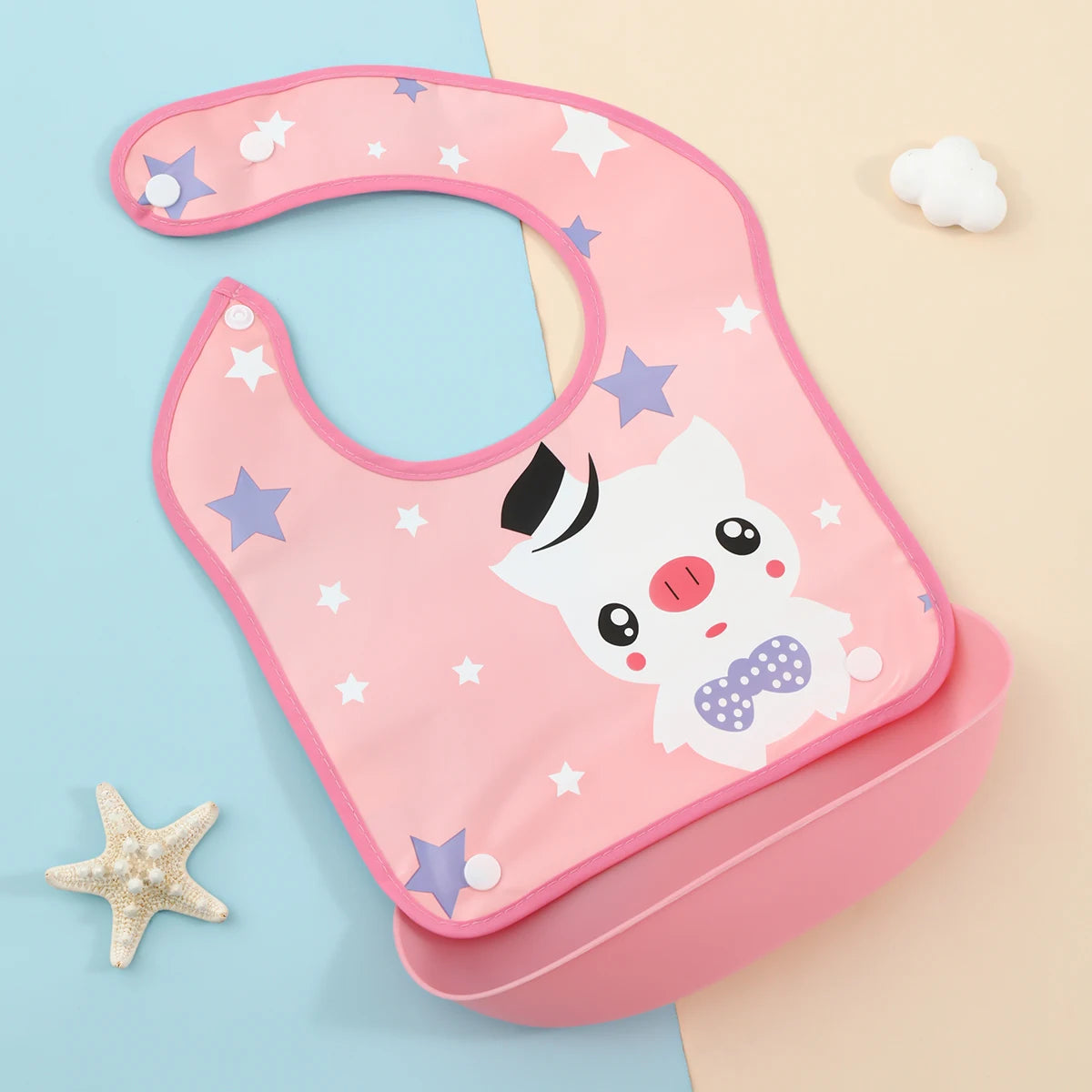Set repas bébé en silicone – à ventouse