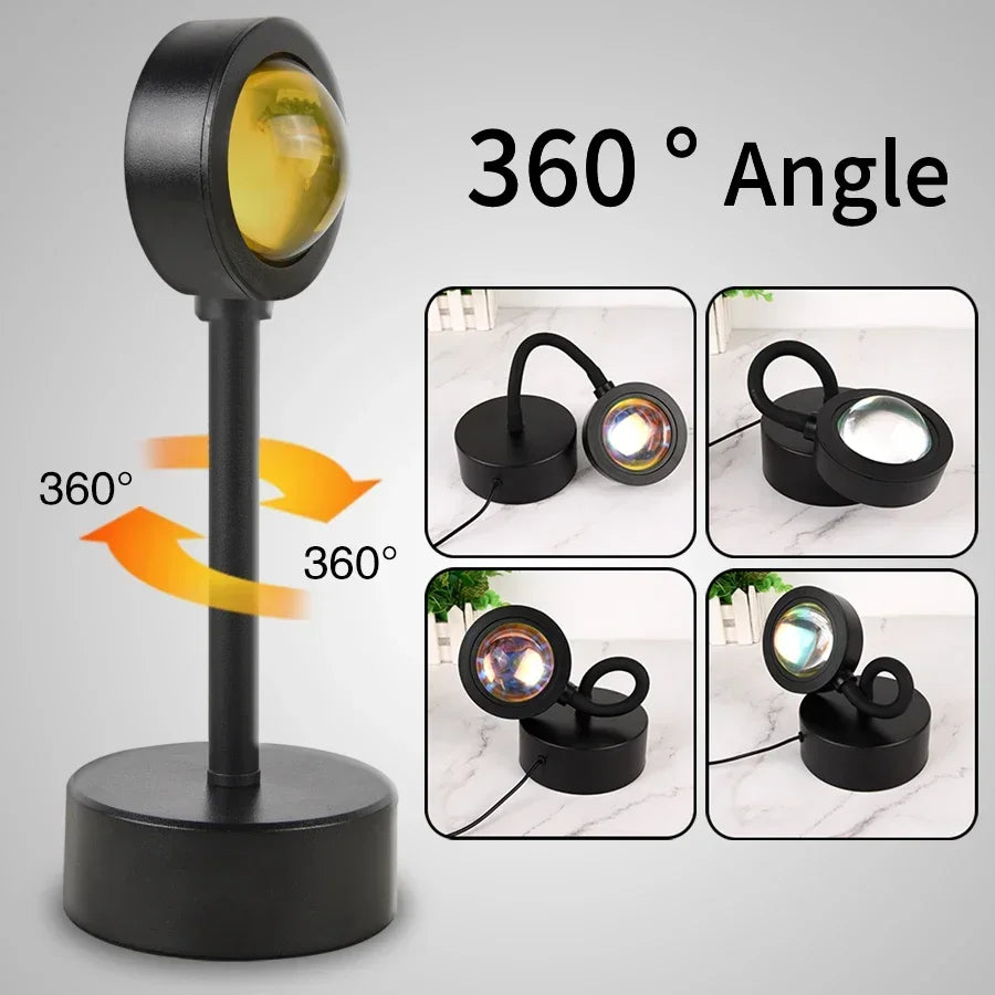 Lampe coucher de soleil – veilleuse d'ambiance USB