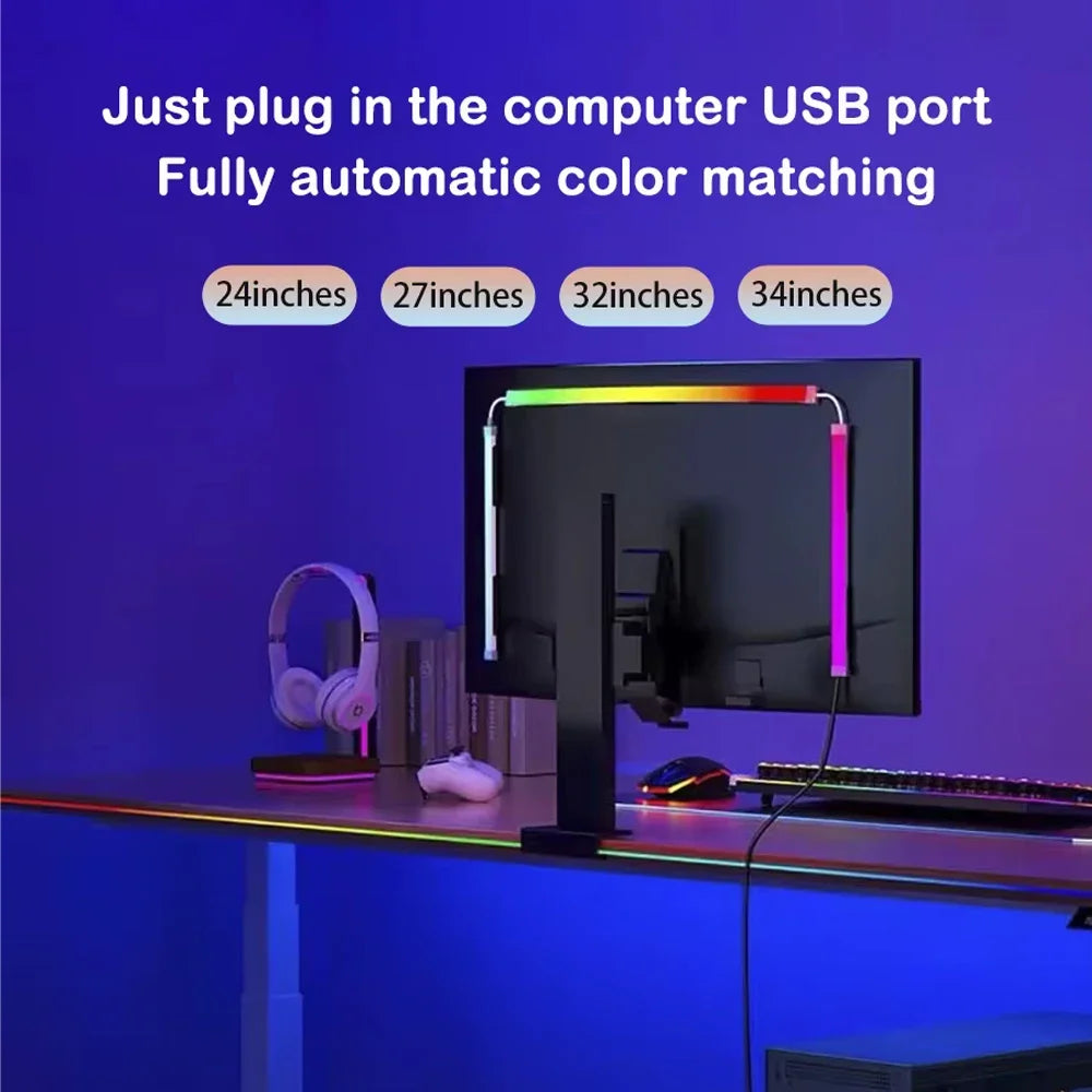 Barre lumineuse d'écran LED – sans reflet – RGB