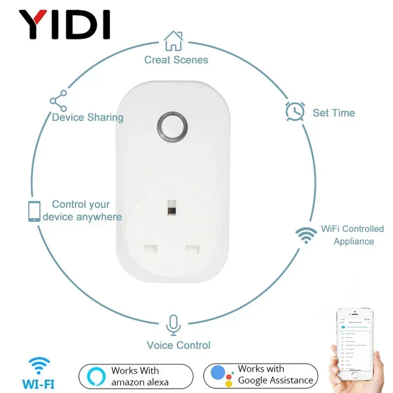 Prise connectée WiFi – suivi de consommation – télécommande