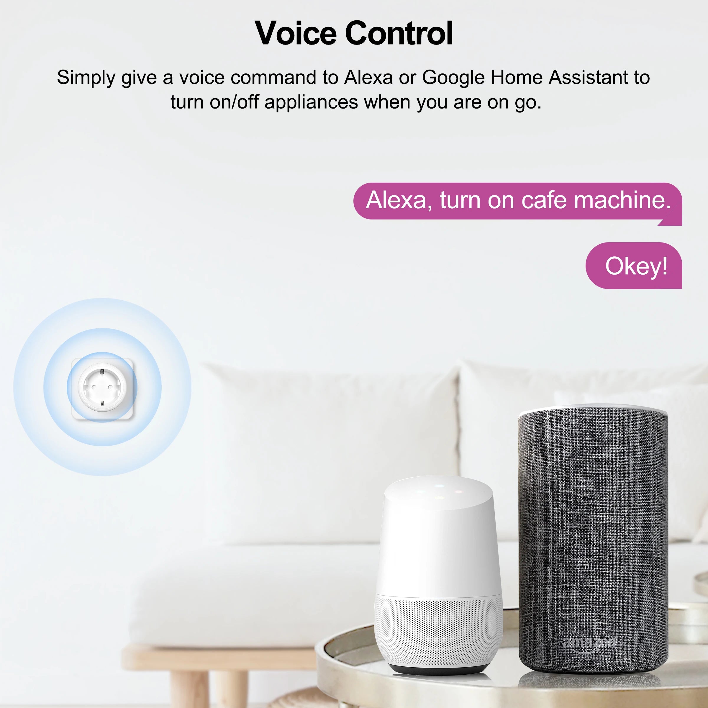 Prise connectée WiFi – suivi de consommation