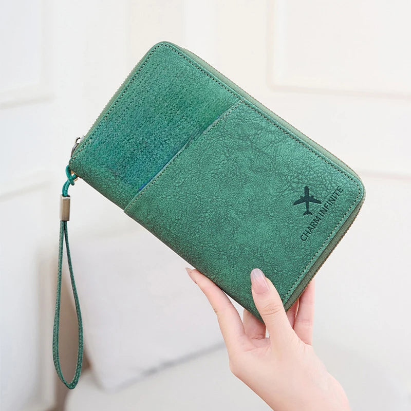 Pochette passeport anti-RFID – tour de cou