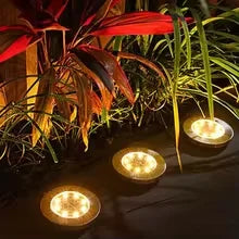 Éclairage solaire de jardin – étanche & sans fil – lot de 4