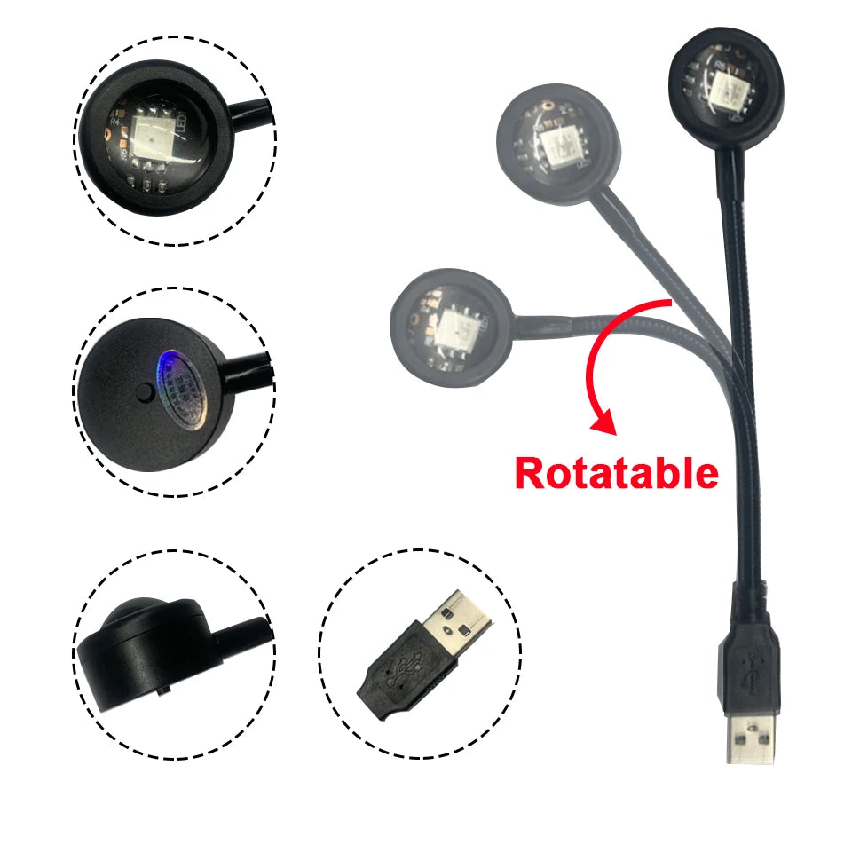 Lampe coucher de soleil – veilleuse d'ambiance USB