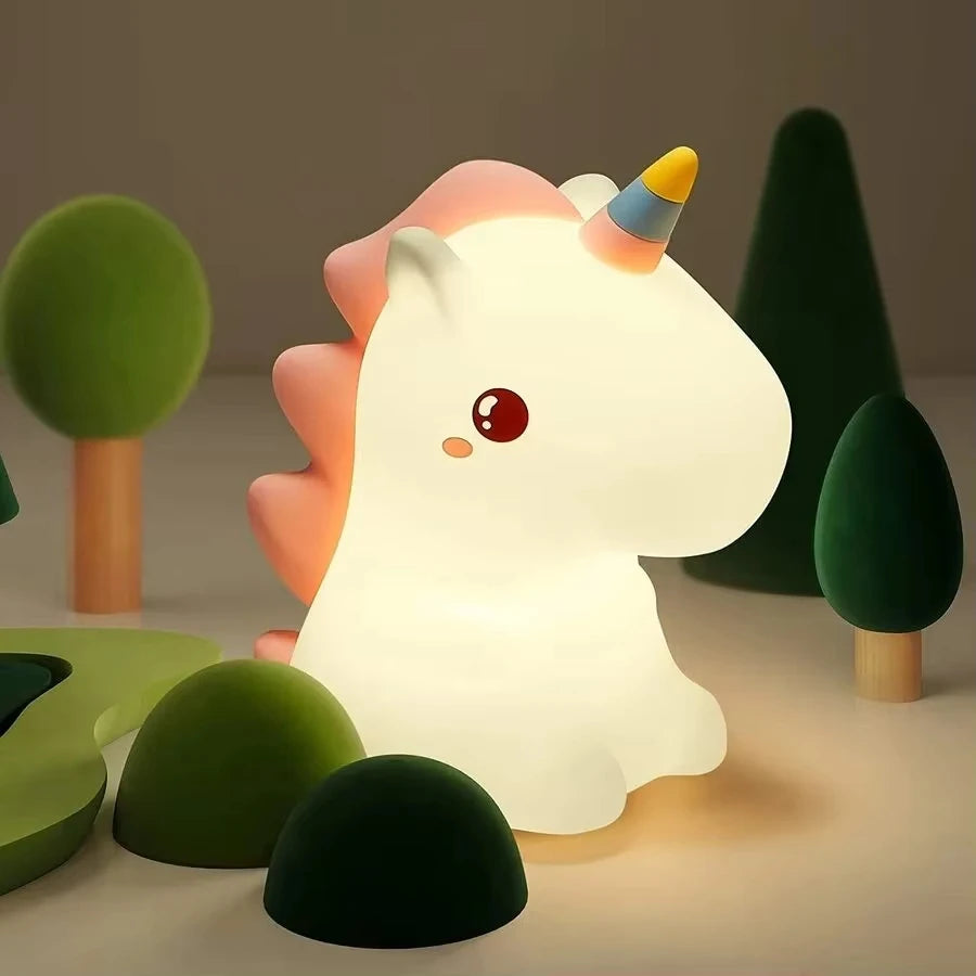Veilleuse enfant en silicone – animal lumineux tactile