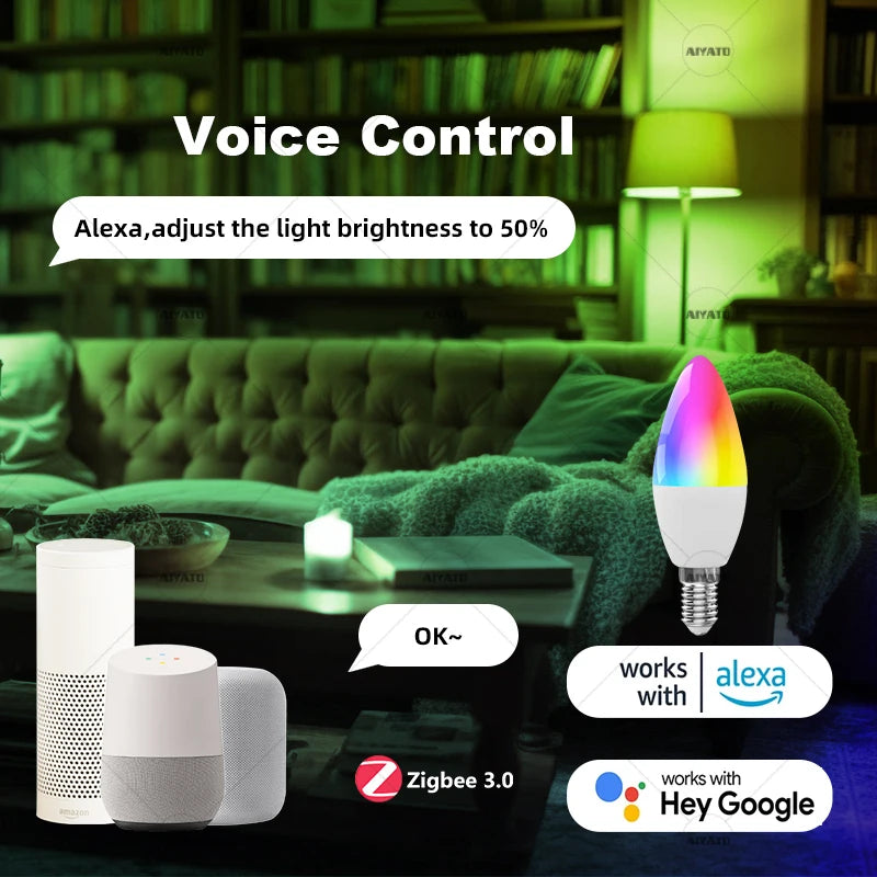 Ampoule connectée WiFi – RGB