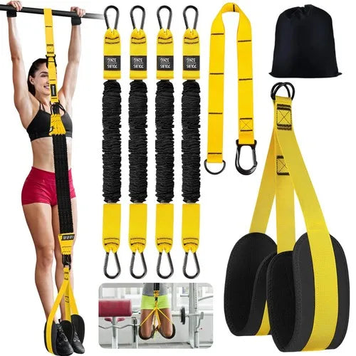 Bandes de résistance élastiques – set fitness