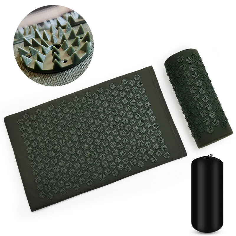 Tapis d'acupression + coussin – rituel détente