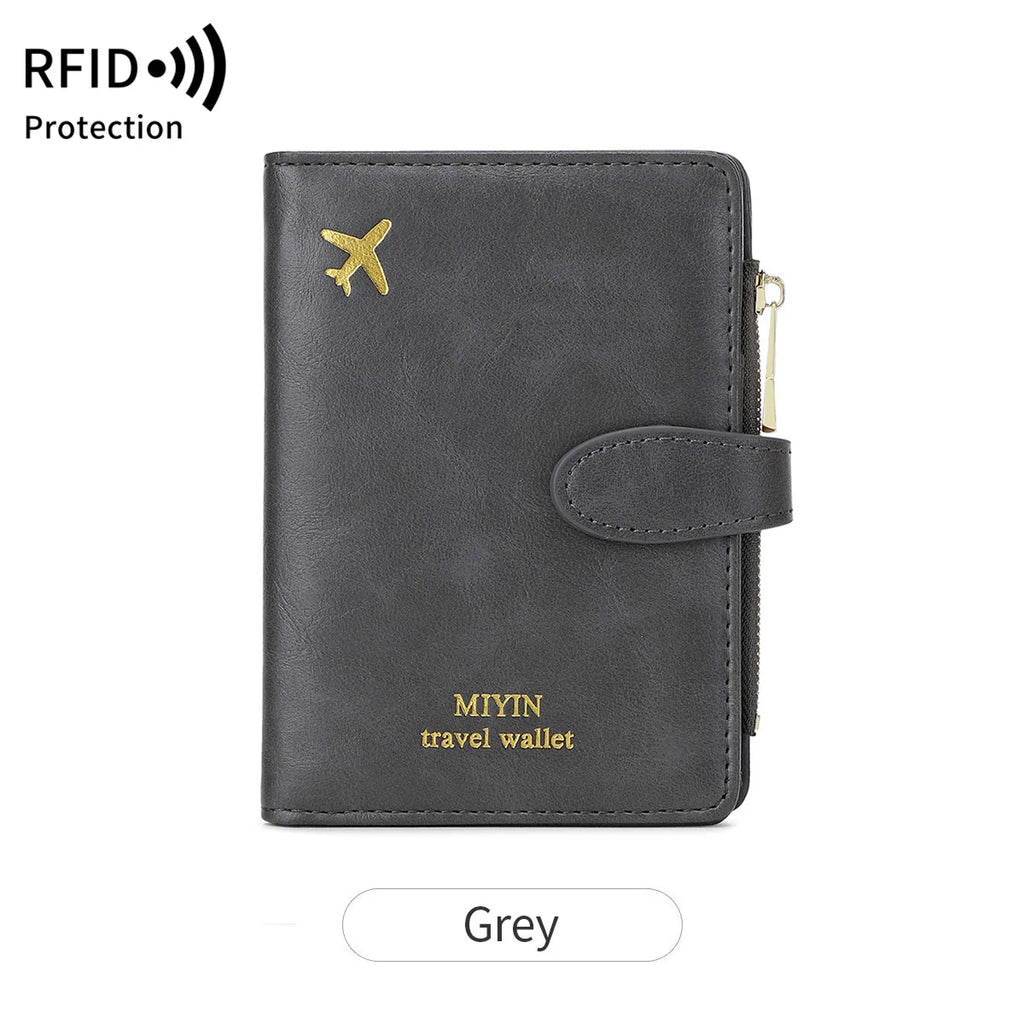Pochette passeport anti-RFID – tour de cou