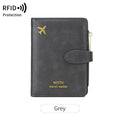 Pochette passeport anti-RFID – tour de cou