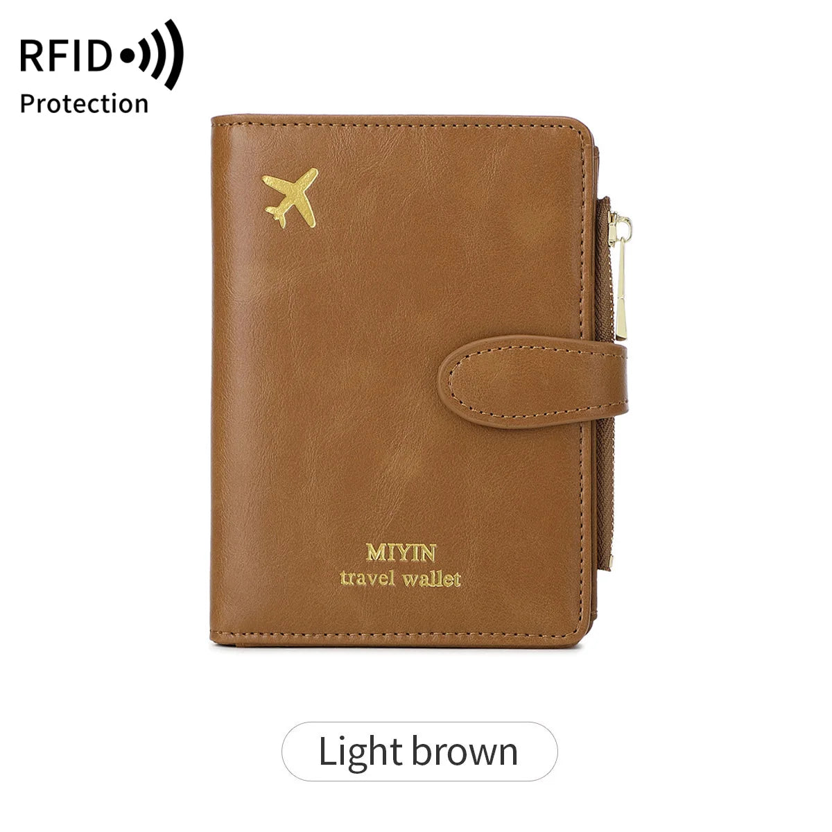 Pochette passeport anti-RFID – tour de cou