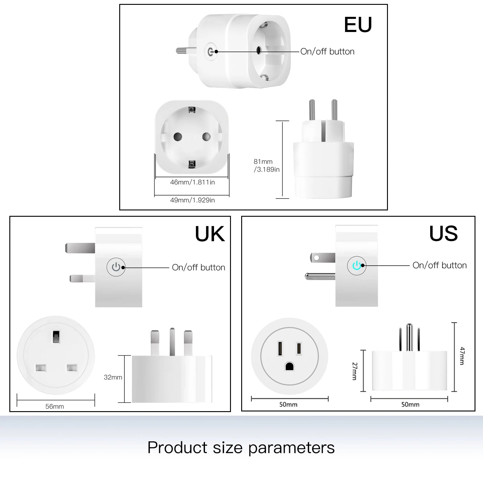 Prise connectée WiFi – suivi de consommation