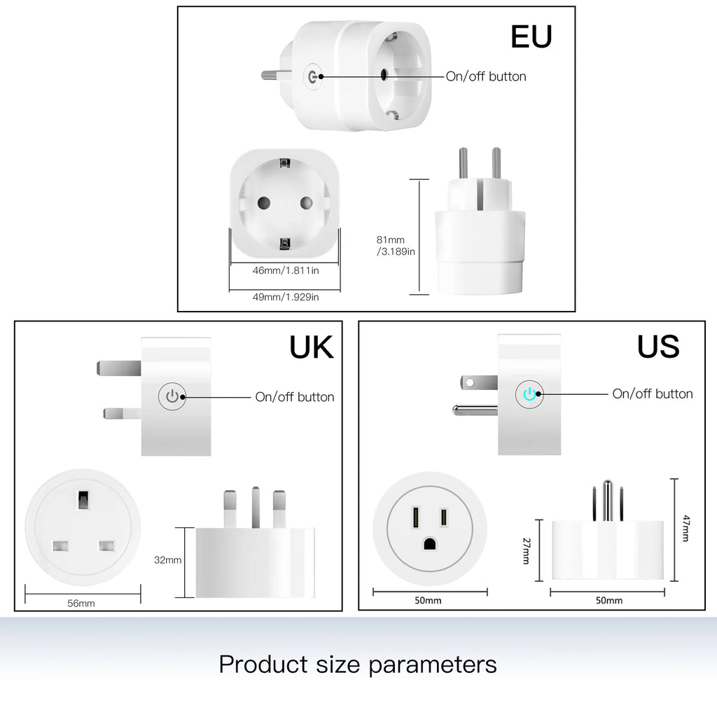 Prise connectée WiFi – suivi de consommation