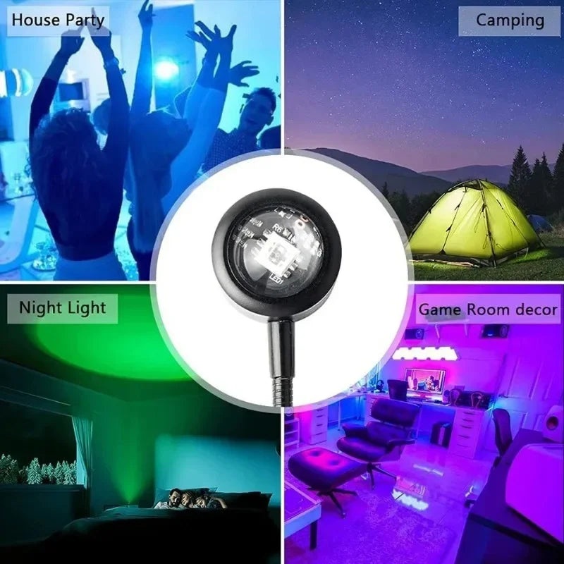 Lampe coucher de soleil – veilleuse d'ambiance USB