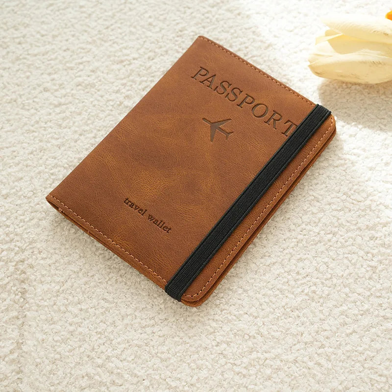 Pochette passeport anti-RFID – tour de cou