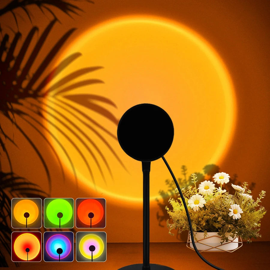 Lampe coucher de soleil – veilleuse d'ambiance USB
