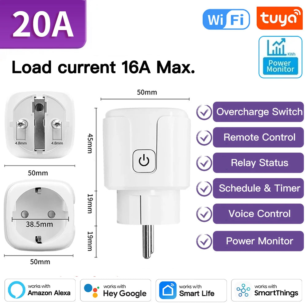 Prise connectée WiFi – suivi de consommation – télécommande
