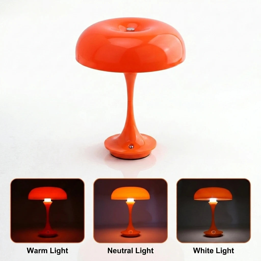 Lampe champignon LED sans fil – lampe d'ambiance tactile (3 couleurs)