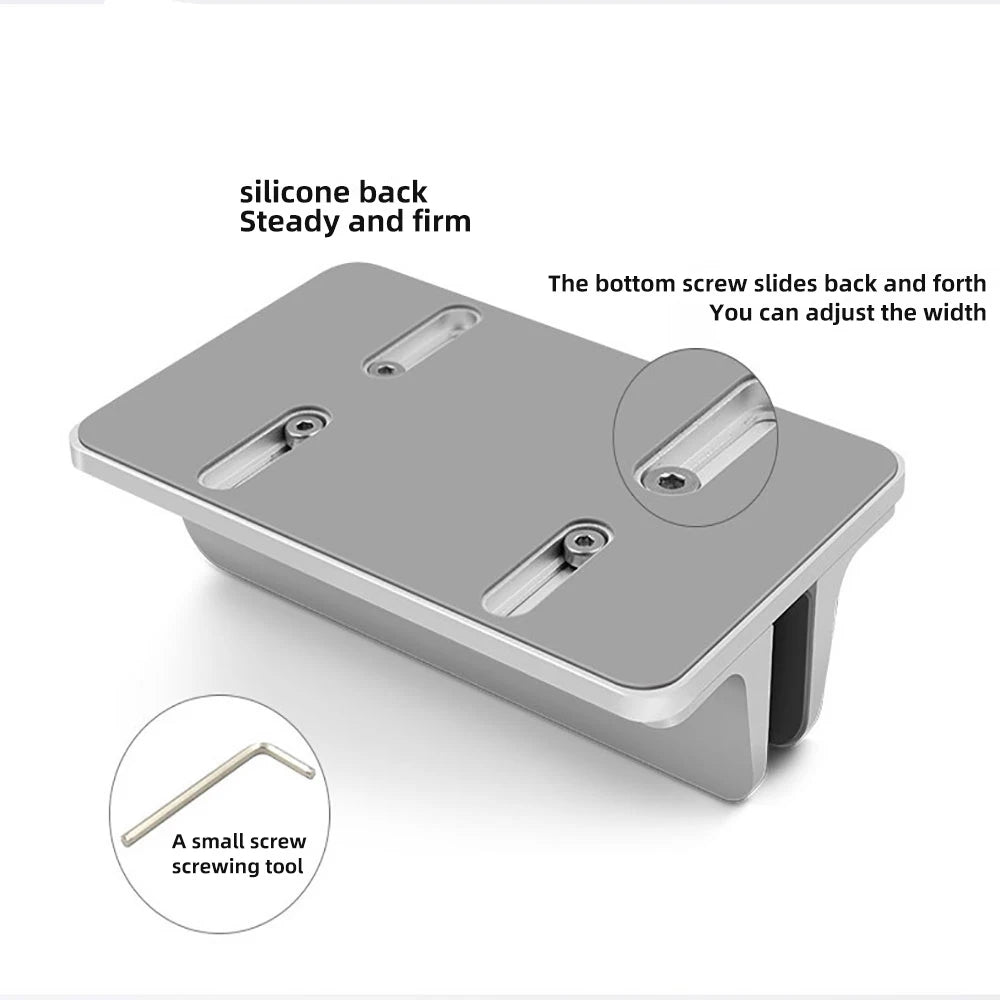 Support PC portable en aluminium pliable