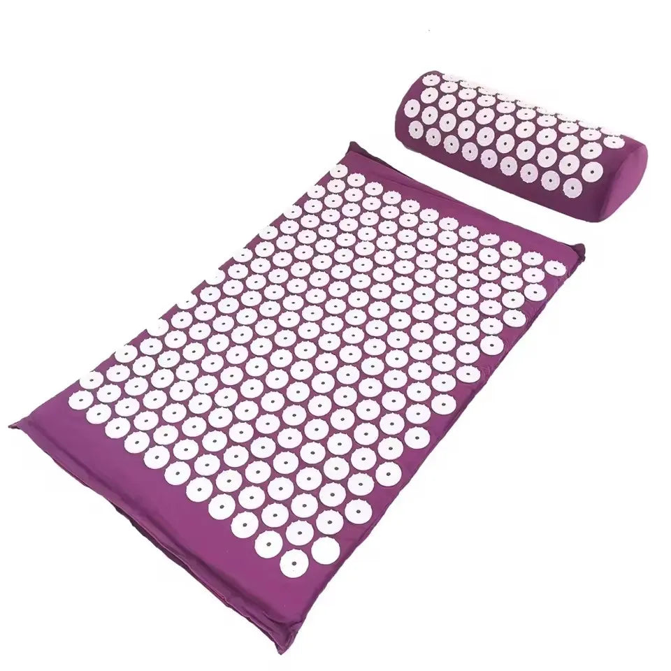 Tapis d'acupression + coussin – rituel détente