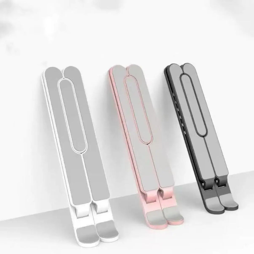Support PC portable en aluminium pliable