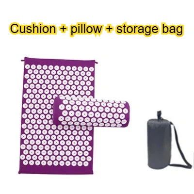 Tapis d'acupression + coussin – rituel détente