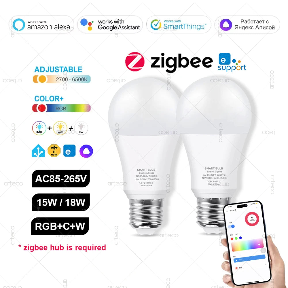 Ampoule connectée WiFi – RGB