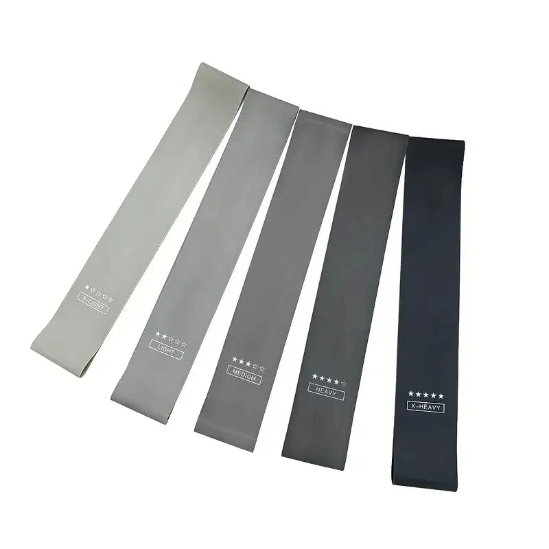 Bandes de résistance élastiques – set fitness – lot de 5