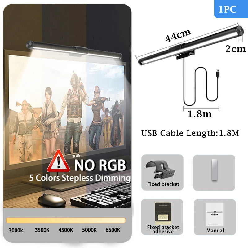 Barre lumineuse d'écran LED – sans reflet