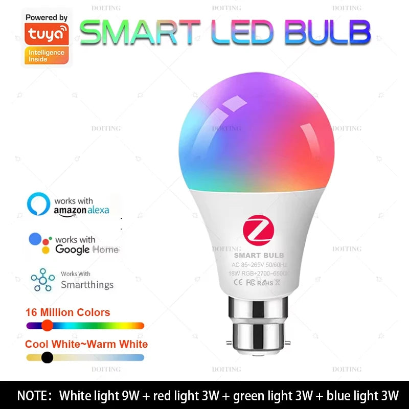 Ampoule connectée WiFi – RGB