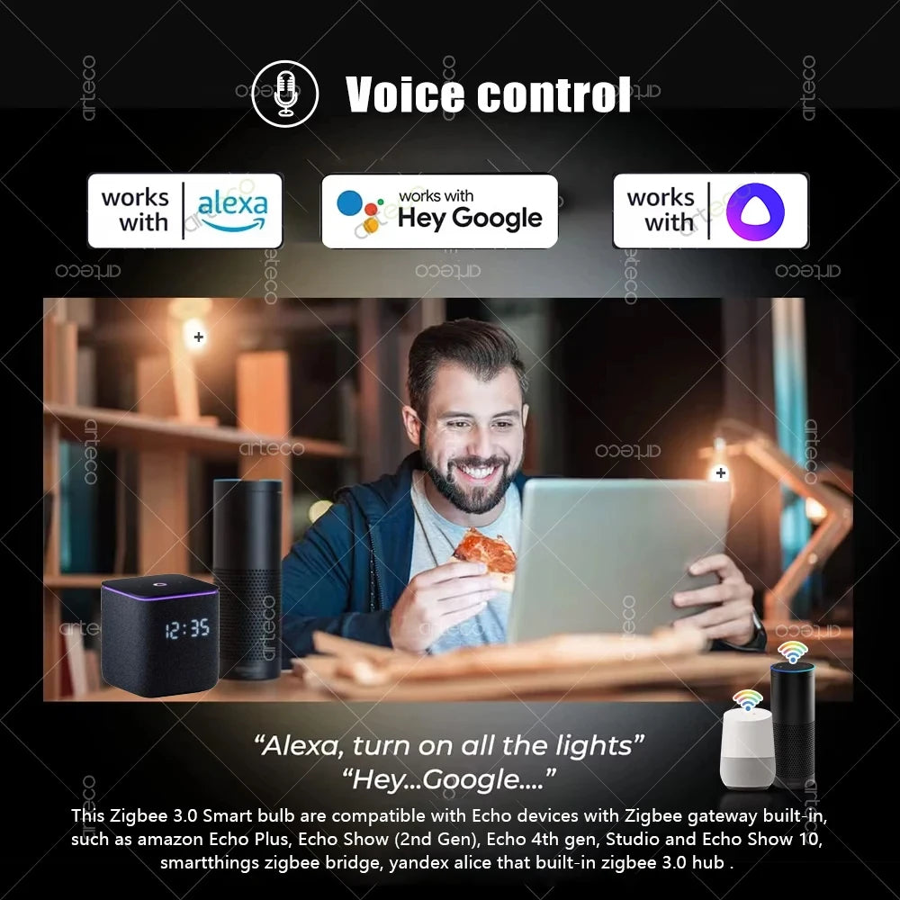 Ampoule connectée WiFi – RGB