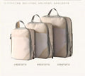 Cubes de rangement de voyage à compression – lot de 3