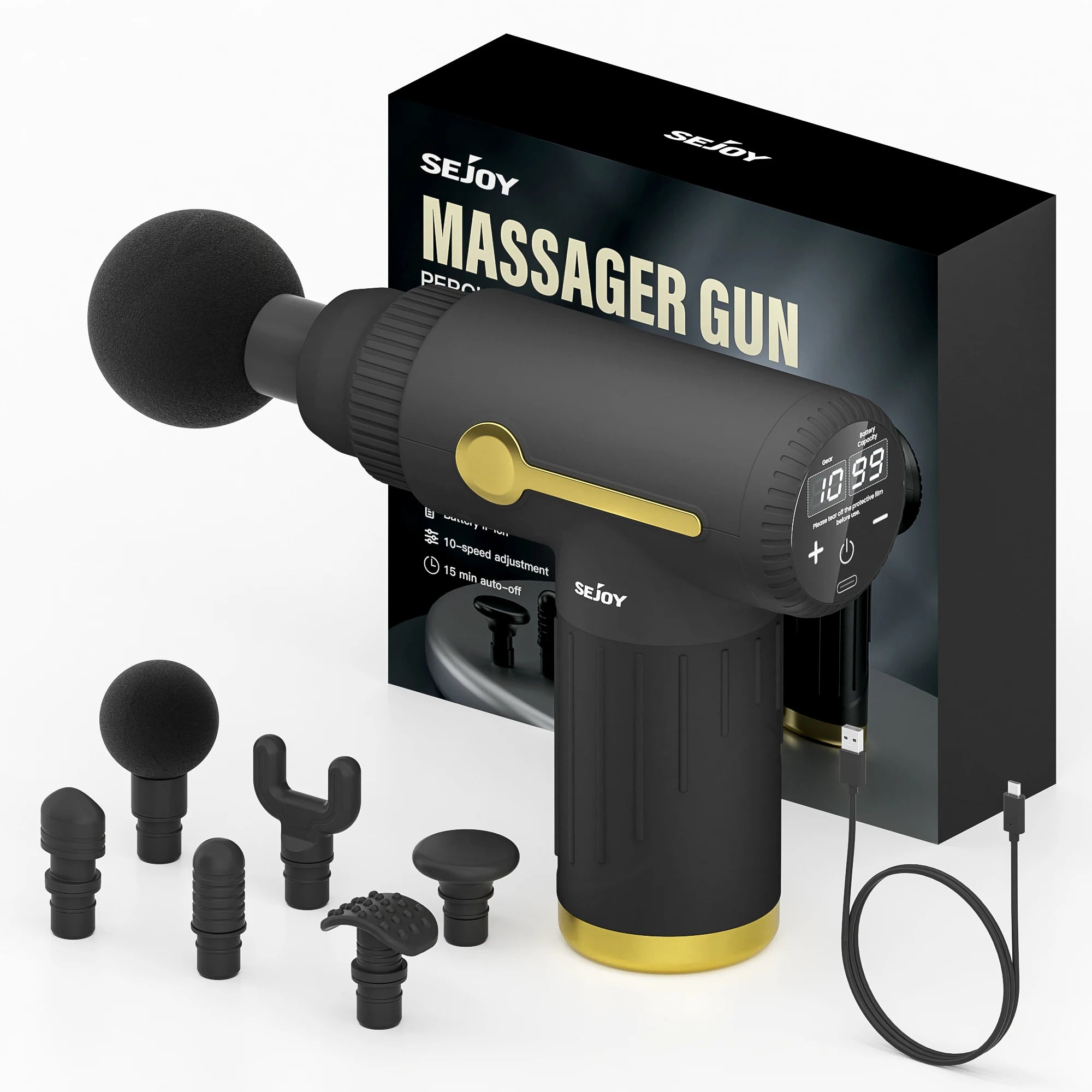 Pistolet de massage électrique – récupération – lot de 6