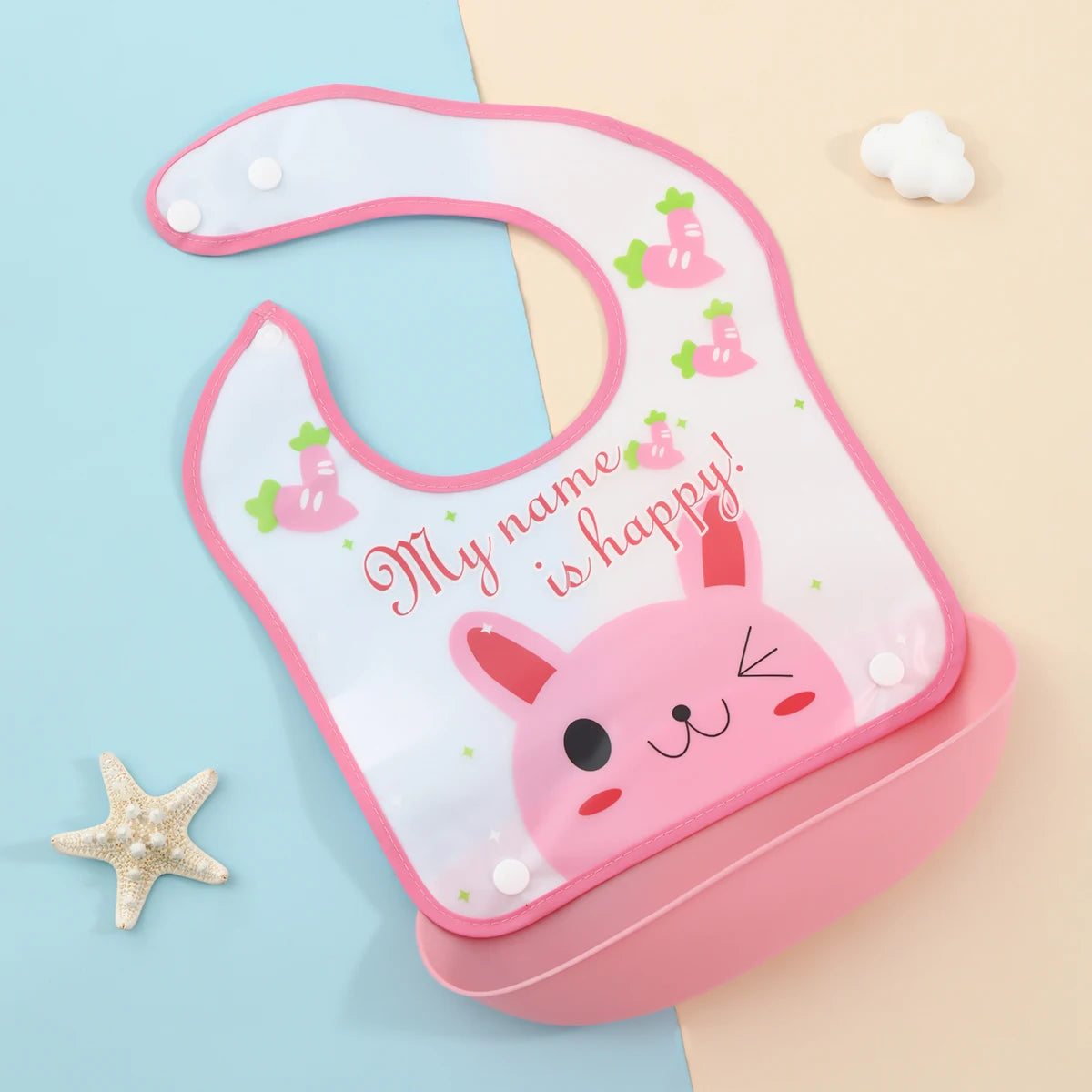 Set repas bébé en silicone – à ventouse