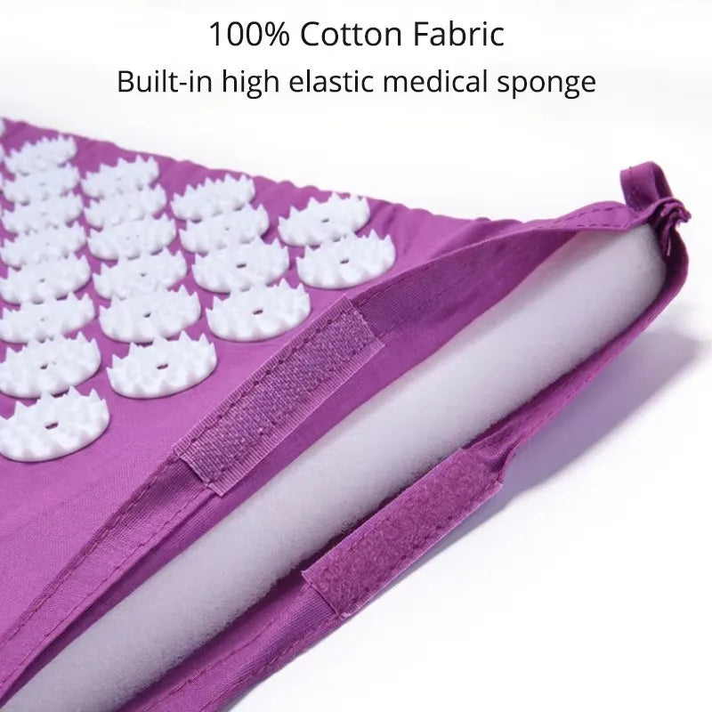 Tapis d'acupression + coussin – rituel détente