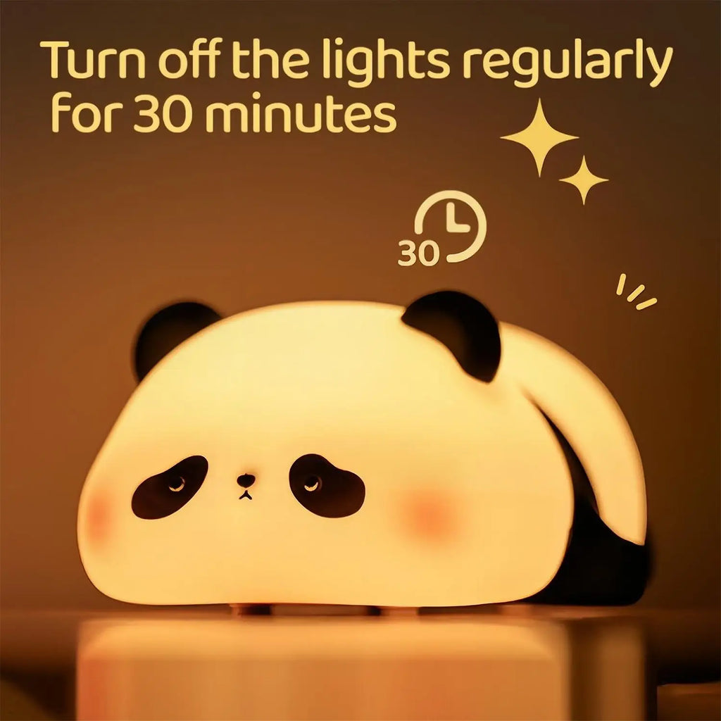 Veilleuse bébé en silicone – lumière douce tactile