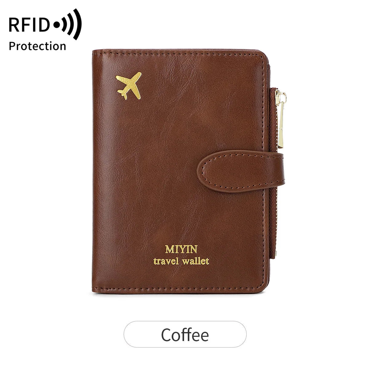 Pochette passeport anti-RFID – tour de cou