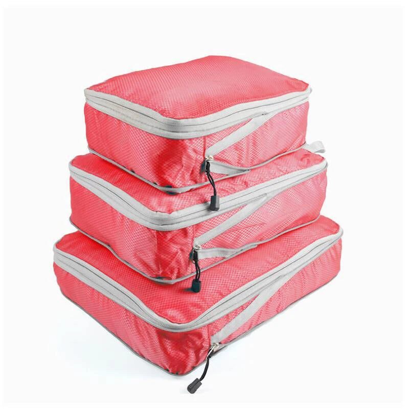 Cubes de rangement de voyage à compression