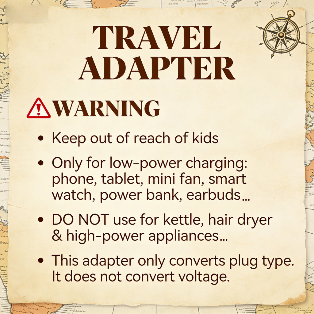 Adaptateur de prise universel de voyage