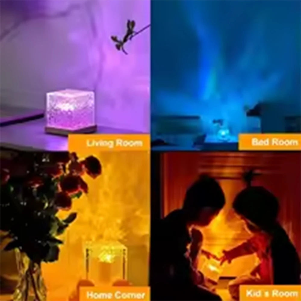 Projecteur d'ambiance LED – veilleuse déco – RGB