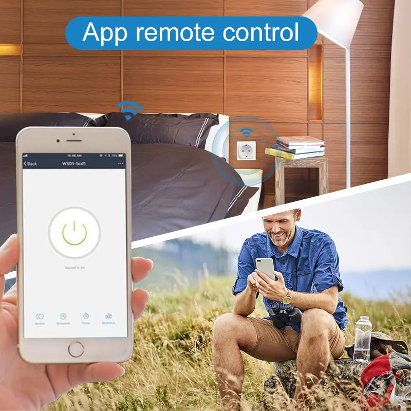 Prise connectée WiFi – suivi de consommation
