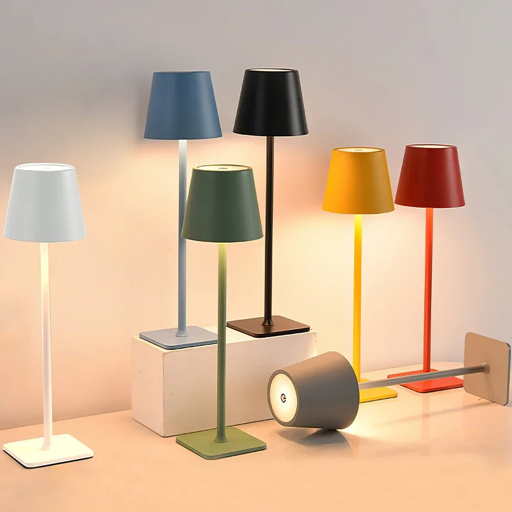 Lampe de table LED sans fil rechargeable – veilleuse d'ambiance rechargeable