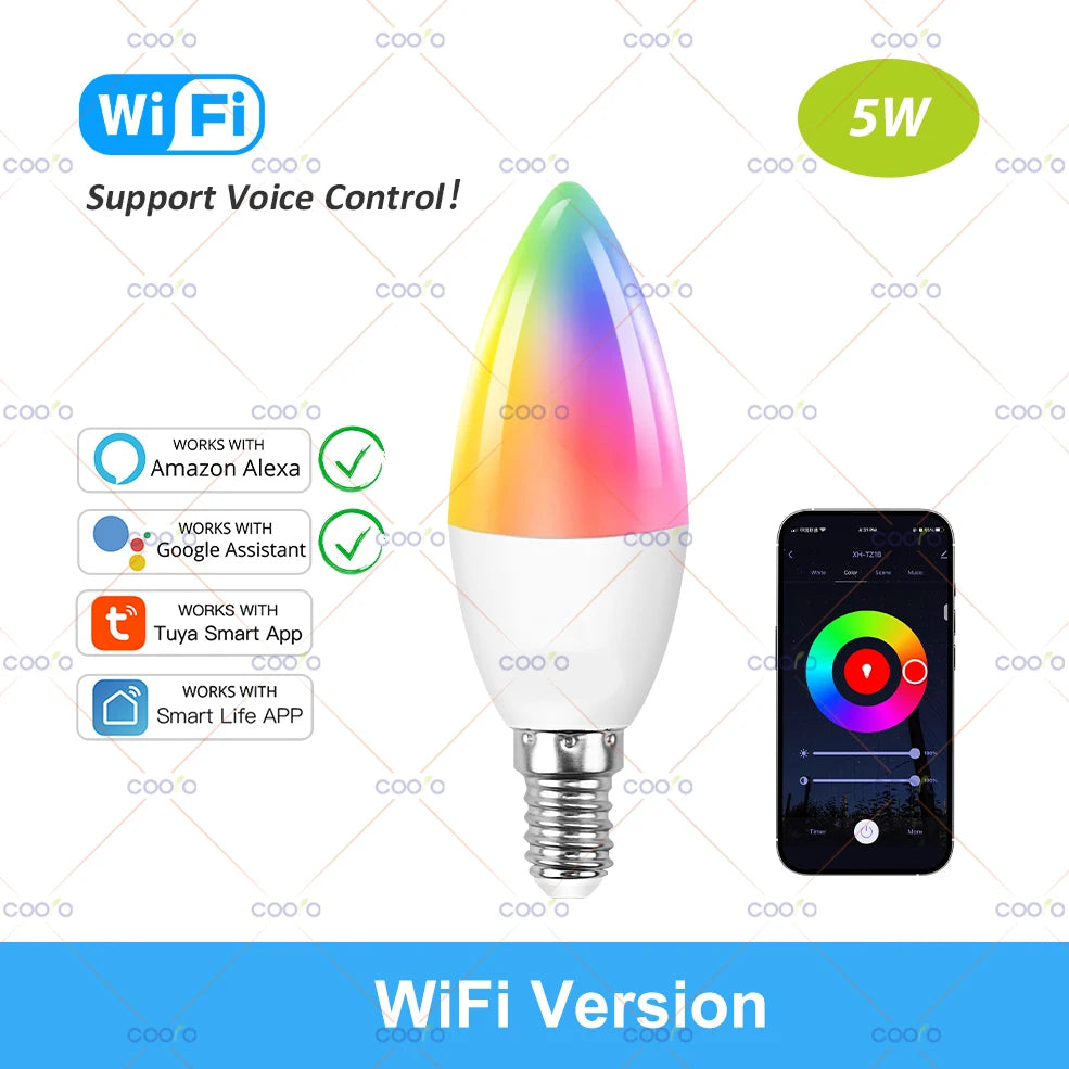 Ampoule connectée WiFi – RGB