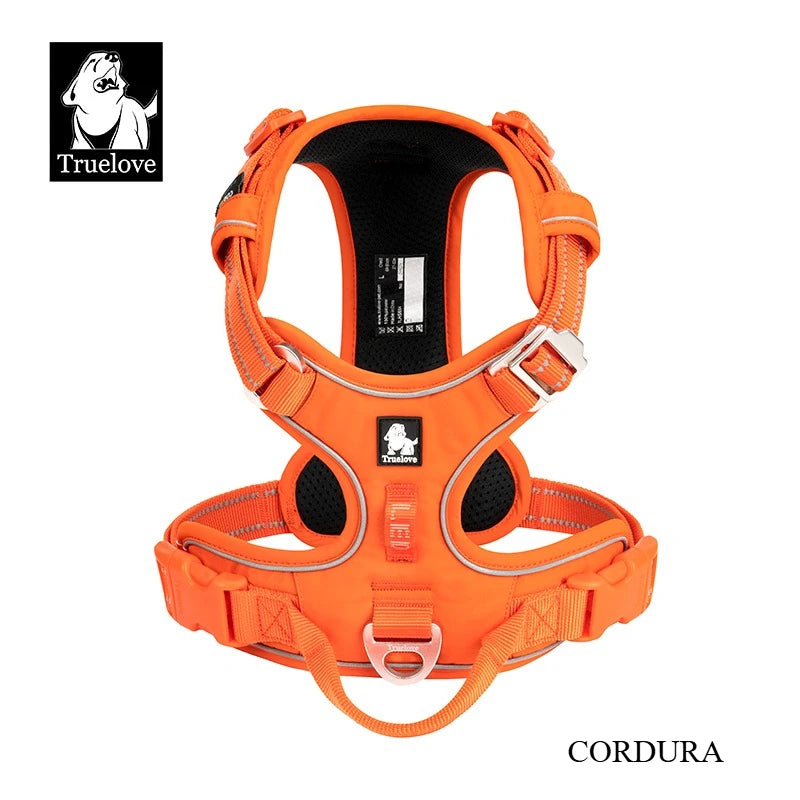 Harnais anti-traction réglable pour chien + laisse