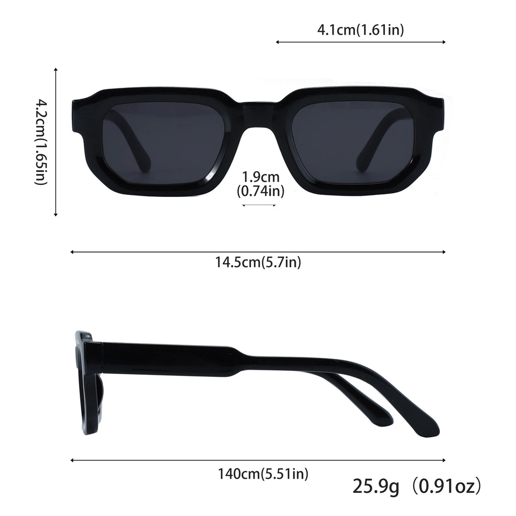 Lunettes de soleil tendance – protection UV – lot de 6